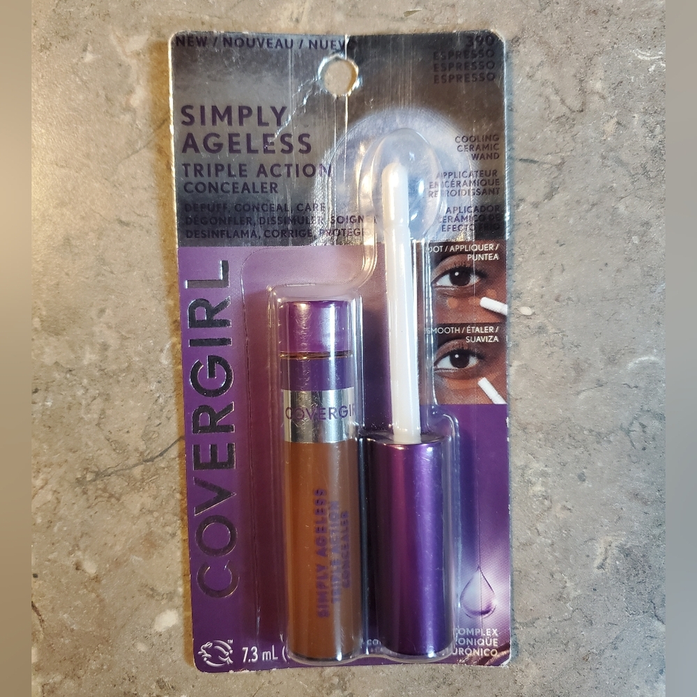 Covergirl Simply Ageless Triple Action Concealer in 390 Espresso | NIB